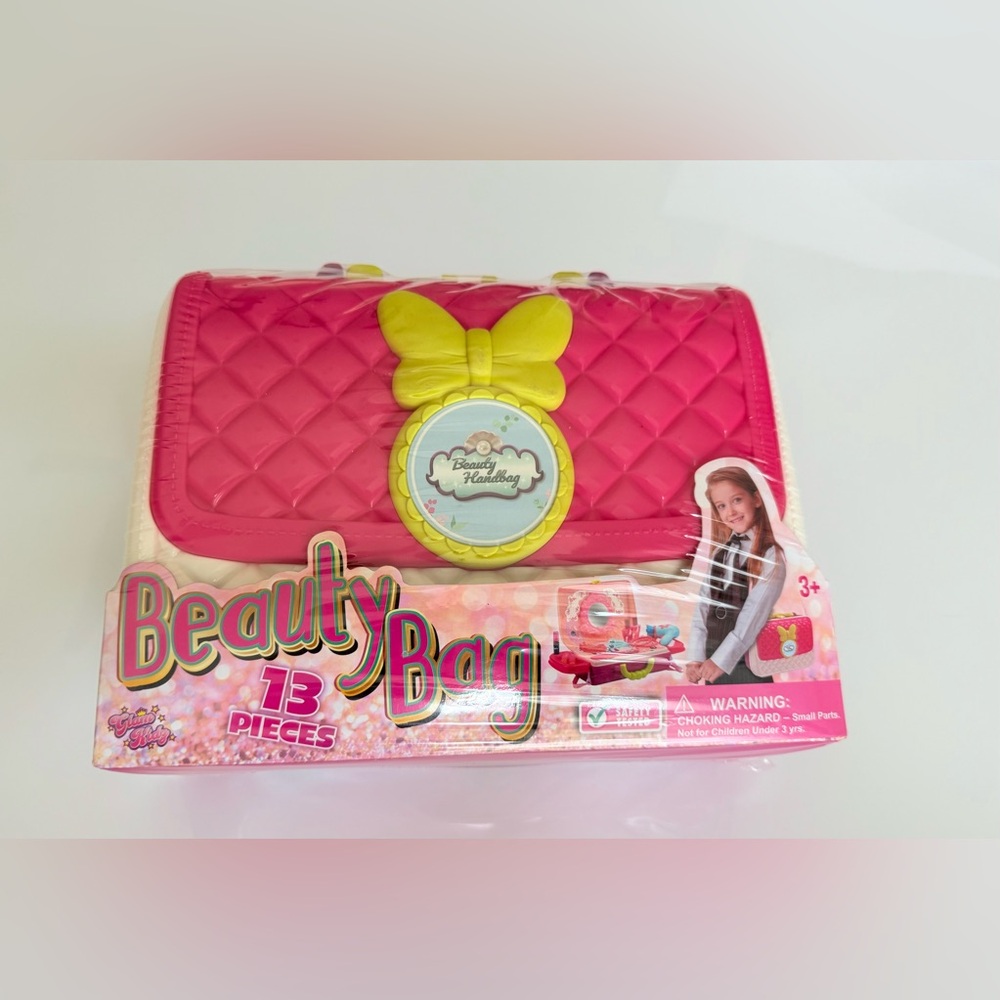 Glam Kidz Beauty Bag 13-Piece Pretend Play Makeup Set Toy